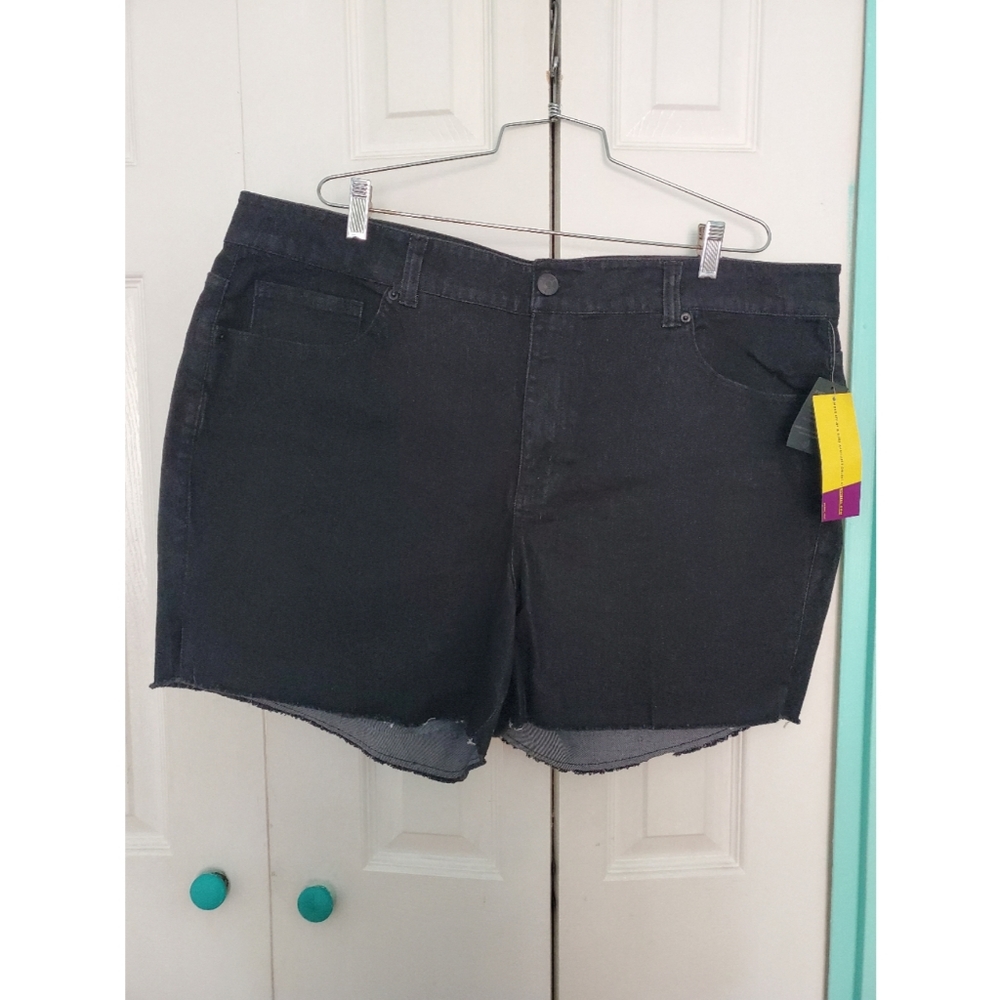 Basic Black Cutoff Shorts